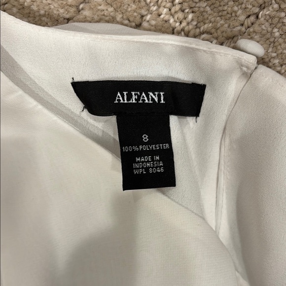 Alfani Black and White Layered Blouse - Picture 7 of 7